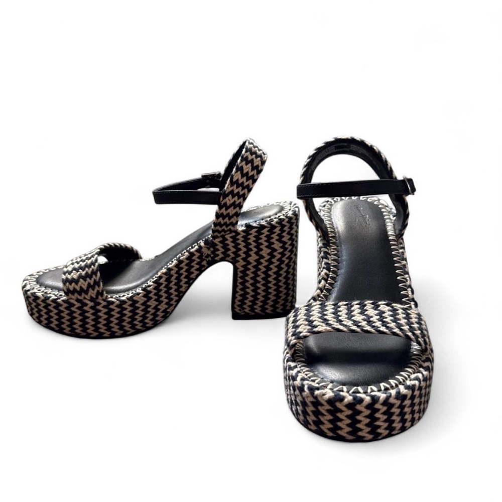 Universal Thread Black And Tan Platform Heels - image 2